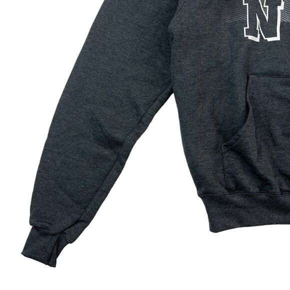 New Champion NYC Women Gray Hoodie Long Sleeve Fleece Pullover Sweater  US S - Picture 6 of 12